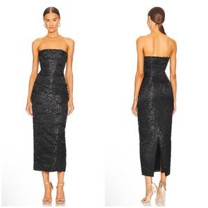 SAU LEE Jennifer Dress in Black Size 4